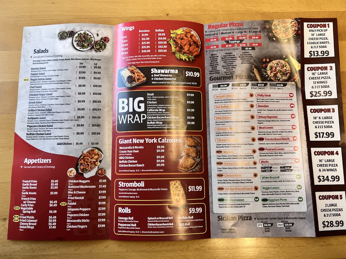 Big Apple Pizzeria Menu - Image 2